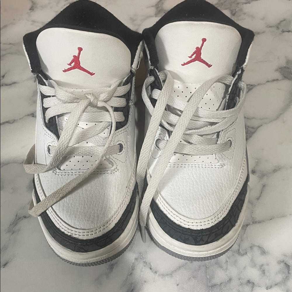 Jordan Black and White Sneakers